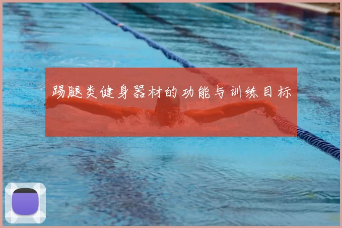 踢腿类健身器材的功能与训练目标